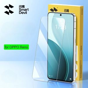 SmartDevil Tempered Glass Film for OPPO Reno 14 14 Pro HD Screen Protector for Oppo Reno 13 8 Non-full Cover Anti-fingerprint2026