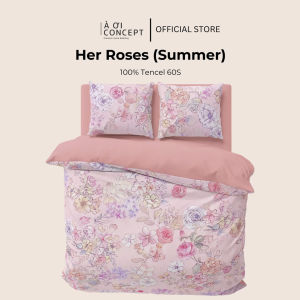 Bộ Chăn Ga Gối 5 Món Lụa Tencel Size 1m6x2m và 1m8x2m Nhiều Hoa Văn AOICONCEPT cao cấp Hàn Quốc Mềm Mịn Thoáng Mát