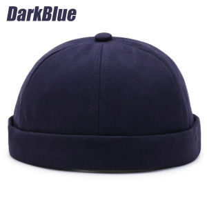 Vintage Mens Summer Cotton Brimless Skullies Cap Street Portable Docker Hats Multipurpose Beanie Hat Hip Hop Hats Japanese Ins