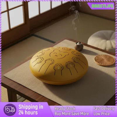 BBESTLIFE Wildlife-inspiredthemedThemed Tune Drum Clear Tone Percussion Instrument Tuned Handpan for Stretching Practice Practitioners Music Lovers Meditation