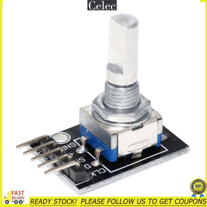 【Celec】HW-040 360 Degrees Rotary Encoder Switch Module with Knob Cap ...