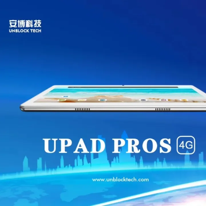 UNBLOCK TECH UPAD PROS (NEW) Tablet 10.1 inch (2GB + 32GB) Android 9 * Dual  Sim card 安博平板 | Lazada