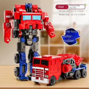 Aoduoyaya Transformation Car Robot Model One Step Deformation Robot Toys Car Action Figure Autobot Model Transform Kids Toy