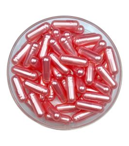 1000pcs Size 0 Pearl Light Pink/Pearl Light Pink OSPA High Quality Empty Gelatin Capsule