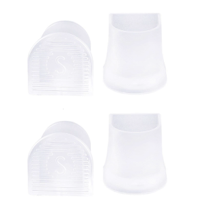 2Pairs Anti Slip High Heel Covers Noise Reducing Heel Protector Guard Women Shoe Repair Accessories for Daily Working