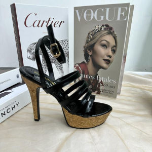 Choma Shoes-Sepatu Sendal Tali High Heels 12cm