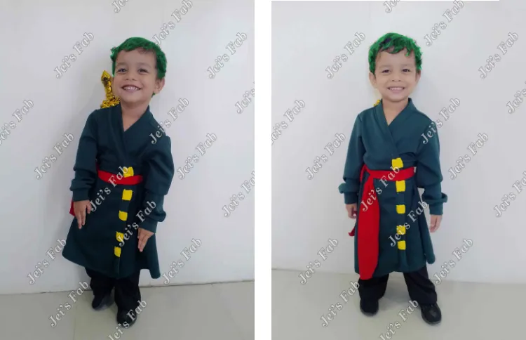Roronoa Zoro One piece costume for baby toddler up to 12 years old Cosplay  halloween Jeis Fab