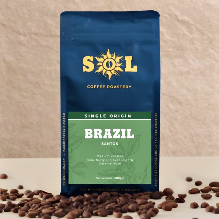 Coffee bean- Single Origin Coffee ( Brazil Santos ) Exclusively ...