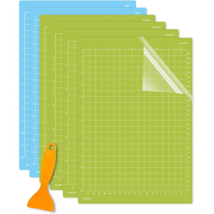 Cricket Cutter Cricket Cut Mats 8.5x12in 6 Pack Reusable Sticky Grip Cutting Mats ...