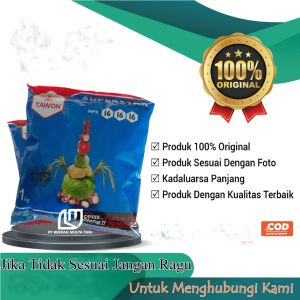 SUPERSTAR PUPUK NPK 16 16 16 CAP TAWON 1 KG Original Pabrik / 1Kg Repack