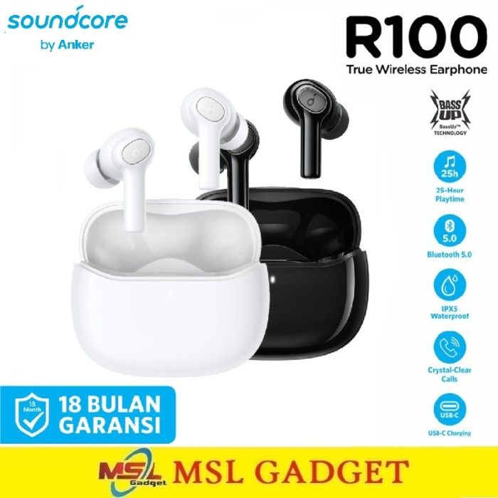 Anker Soundcore R100 Headset Bluetooth TWS Wireless Earphone