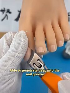 Nail Clipper Large Opening Anti Splash Thick Hard Nail Ingrown Cutter Pemotong Kuku Stainless