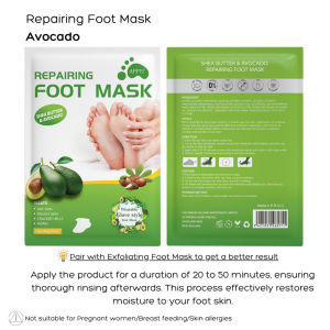 【SG Stock】Natural Fruit Exfoliating Foot Mask/ Dead Skin/ Peel Care/ Effective Foot Peeling Mask for Exfoliating Cracked Heels