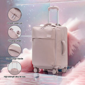 SOFTHOME 20/24/ 26 Inch Light Luggage Oxford Cloth Waterproof Large Capacity Quiet Wheels Suitcase