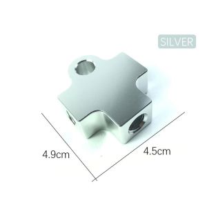 Pembagi Ledeng Rem Cabang 3 Universal Kunci 10 Cabang T Konektor Selang Rem