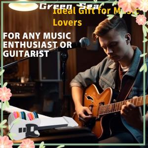 Green sea Guitar Picks Holder Box Guitar Pick Display HolderGuitar Pick Storage Box Set For Guitar Players And Music Enthusiasts