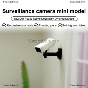 [COD] SweetBabiese บ้านตุ๊กตากล้องวงจรปิดขนาดเล็ก1 12อุปกรณ์ตกแต่งบ้านตุ๊กตาของตกแต่งบ้านเครื่องประดับในฉากขนาดเล็ก