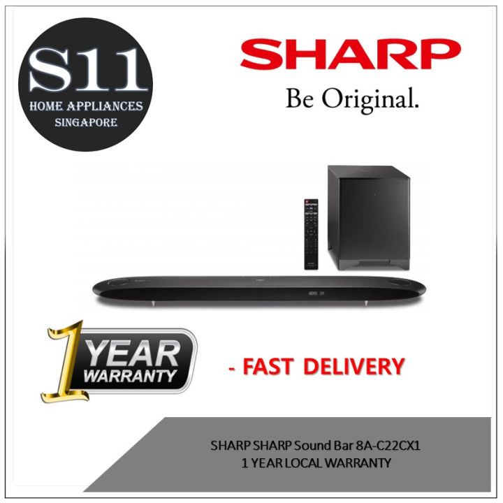 SHARP Sound Bar 8A-C22CX1 1 YEAR LOCAL WARRANTY | Lazada PH