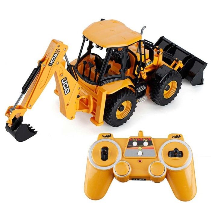 Double E 1:20 RC JCB 4CX Backhoe Loader E589-003 2in1 Remote Control