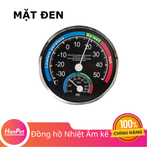 Đồng hồ đo Ẩm kế - Nhiệt kế (treo tường và để bàn) đo nhiệt độ ẩm độ ngoài trời và trong nhà cho bé