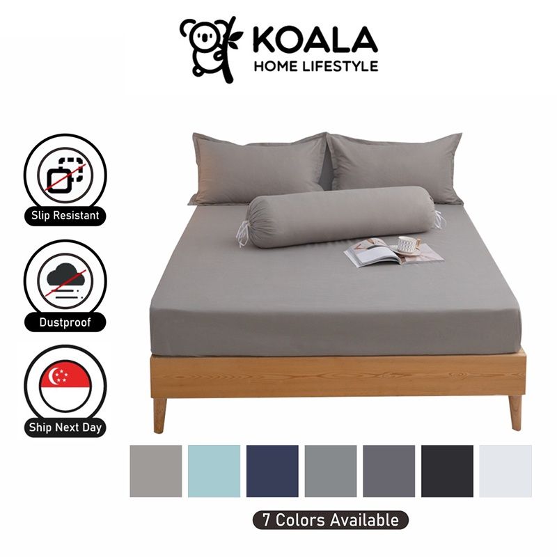 🇸🇬 🔥 Koala Home Bedsheet/Bed Sheet/fitted sheet/Single/Super Single/Queen/King Size Bedsheet1000TC
