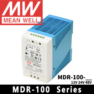 Original Mean Well MDR-100-12/24/48 meanwell 96W AC/DC Single Output Industrial DIN Rail Power Supply