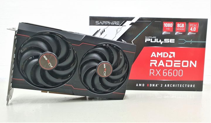 SAPPHIRE PULSE AMD RADEON™ RX 6600 GAMING 8GB GDDR6 HDMI / TRIPLE