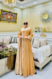 ZIFA FASHION // COD // OLIVIA DRESS FREE PASHMINA // GAMIS SET SHIMMER MIX BRUKAT BORDIR // FASHION WANITA TERBARU 2024 // GAMIS PAYET KEKINIAN // *ST