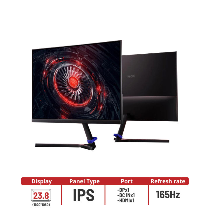 Xiaomi Redmi Monitor Gaming รุ่น G24 23.8" 165Hz sRGB120% รับประกัน 1 ...