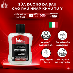 Sữa dưỡng da sau cạo râu nhập khẩu Ý Intesa - Giảm dầu làm mờ râu lưu hương lâu dài hỗ trợ dịu da nhạy cảm.