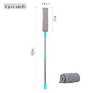 Cleaning Duster Retractable Gap Dust Cleaner Brush For Household Bed Bottom Gap Clean Hand Duster With Extension Pole