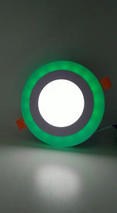 Downlight Remote 2 Warna 6 + 3 Watt Putih + RGB