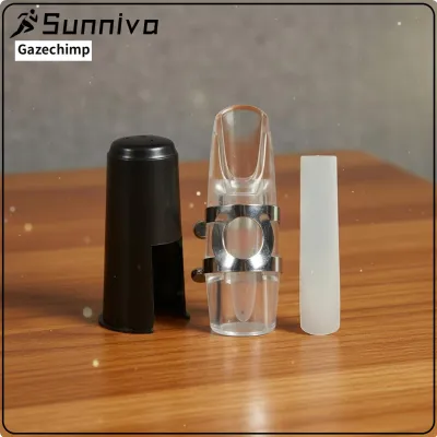 Gazechimp Crystal Look Eb Saxophone Mouthpiece Easy to Install Alto Saxophone Mouthpiece Long-Lasting Wind Instrument Accessory Exquisite Design for Beginners