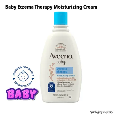 Aveeno Baby Eczema Therapy Moisturizing Cream || Nighttime Balm for eczema skin soothe dry itchy irritated skin Lucyhong