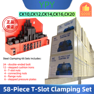 CK10CK12CK14CK16CK20 -58Piecet- Slot Clamping Kit Set