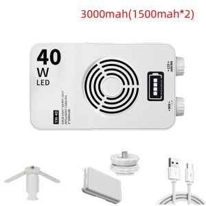 MAOMEI 40W Đèn camera LED RGB Pin 4400mAh 2800-9000K Đèn chụp ảnh bỏ túi Đa chức năng Chế độ FX 8 Đèn video LED mini Ánh sáng trên máy ảnh
