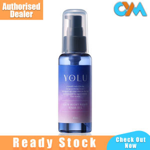 Yolu Calm Night Repair Hair Oil 80g Non Silicone Protects Hair From Friction and Dry Damage