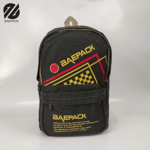 Baepack  Tas Ransel Pria Dewasa Premium Hijau Army / Tas Punggung Kanvas Cowok Sekolah