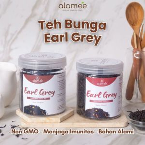 ALAMEE Earl Grey Tea Teh Daun Kering Tradisional Alami Organik Dried Leaf 125 gram