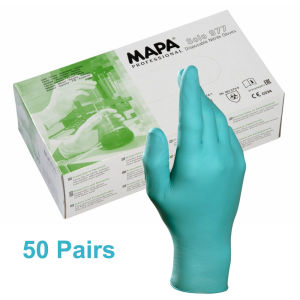 MAP ONLY 977 Nitril s 50 Pairs Size 6 7 8 9 Allergy Free Protect Safety Hand s for Work Kitchen s