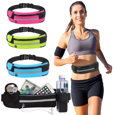 ENPOR Tas Pinggang Jogging Tas Lari Sabuk Lari Running Tahan Air Outdoor Tas Pinggang Olahraga Tas Pinggang Lari TPL01