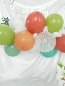 Bong bóng trong suốt in hình ngôi sao trang trí sinh nhật Fubao Store