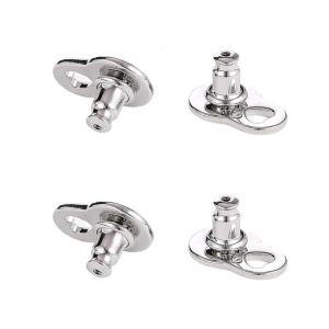 Secure Locking Earring Lifters 4PCS Heart Shaped Backings Support Heavy Prevent Dropping Comfort Fit