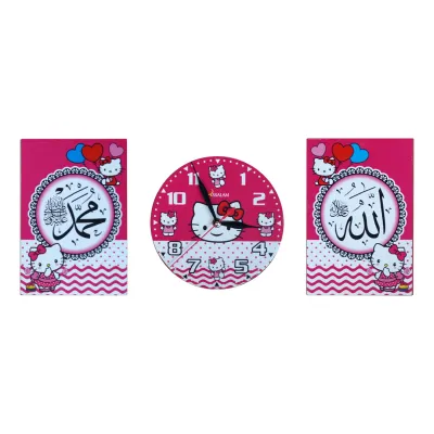 Jam Set Kaligrafi Karakter minimalis aesthetic