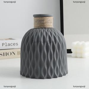 [COD] tunyunguoji 1 cái bình nước gợn sóng bằng nhựa trang trí sắp xếp Chậu hoa trang trí phòng khách gia đình phong cách Bắc Âu hiện đại