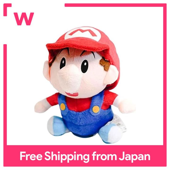 Plush Toy Baby Mario Large Large Oversized Baby Mario Super Mario 25cm ...