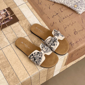 [Free Shipping] Flat-Soled Chinese-Style Sandals For Women Paired With Skirts 2026 New Summer Fashion Slippers For Outdoor Wear