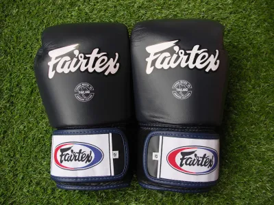 Fairtex BGV1 Genuine Leather Universal Tight Fit Muay Thai Boxing Gloves