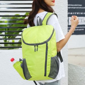 MUQZI Chống thấm nước Gói thể thao 20L Nhẹ Dung lượng lớn Ba lô đi bộ đường dài Đơn giản Có thể gập lại Ba lô leo núi cho nam cho các môn thể thao ngoài trời