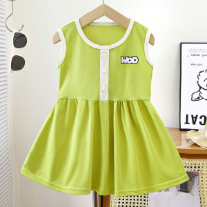 DOCUT เสื้อผ้าฤดูร้อน ชุดเด็กผู้หญิง รูปแบบใหม่ กระโปรงเด็กผู้หญิง